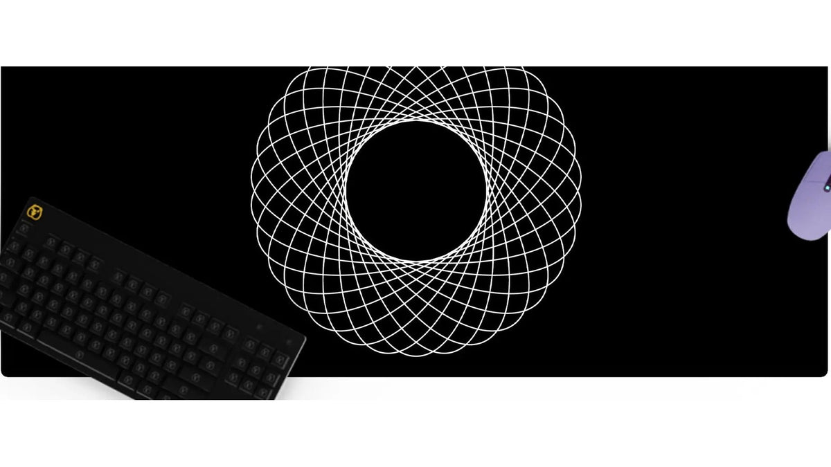 Geometric Pattern Desk Mat 01